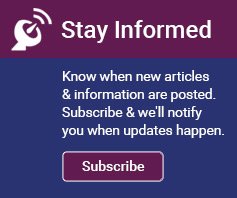 Subscribe & Stay Informed